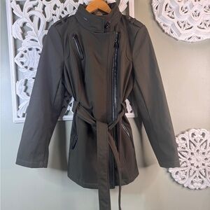 Calvin Klein Olive Green Women's Jacket Winter Medium